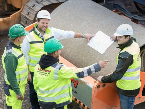 Lehnen Baustelle Planung 2
